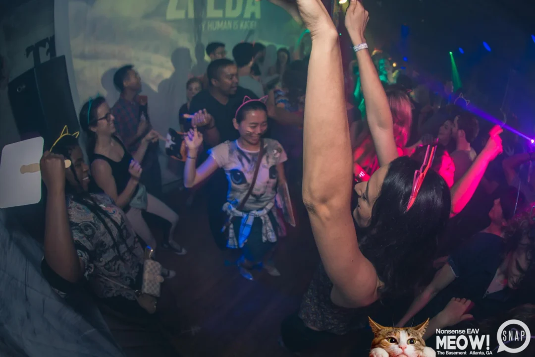 Nonsense EAV: MEOW! June 16 2017! Atlanta's Indie Pop Dance Party at The Basement! 3rd Friday of every month! Kimber is the Dj. Photos by Oh Snap!