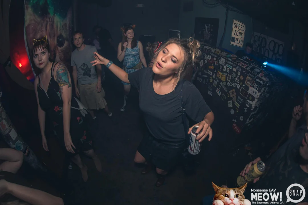 Nonsense EAV: MEOW! June 16 2017! Atlanta's Indie Pop Dance Party at The Basement! 3rd Friday of every month! Kimber is the Dj. Photos by Oh Snap!
