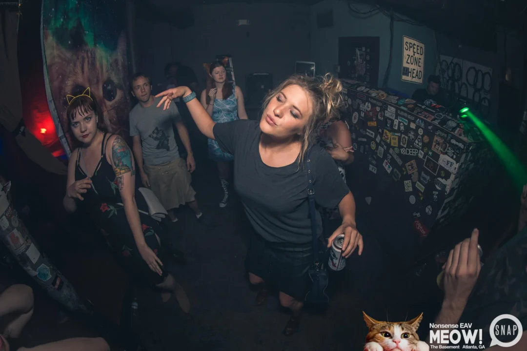 Nonsense EAV: MEOW! June 16 2017! Atlanta's Indie Pop Dance Party at The Basement! 3rd Friday of every month! Kimber is the Dj. Photos by Oh Snap!