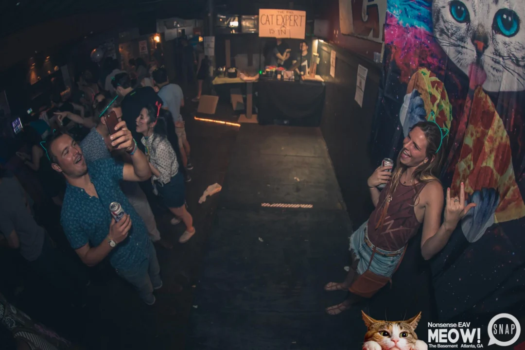 Nonsense EAV: MEOW! June 16 2017! Atlanta's Indie Pop Dance Party at The Basement! 3rd Friday of every month! Kimber is the Dj. Photos by Oh Snap!