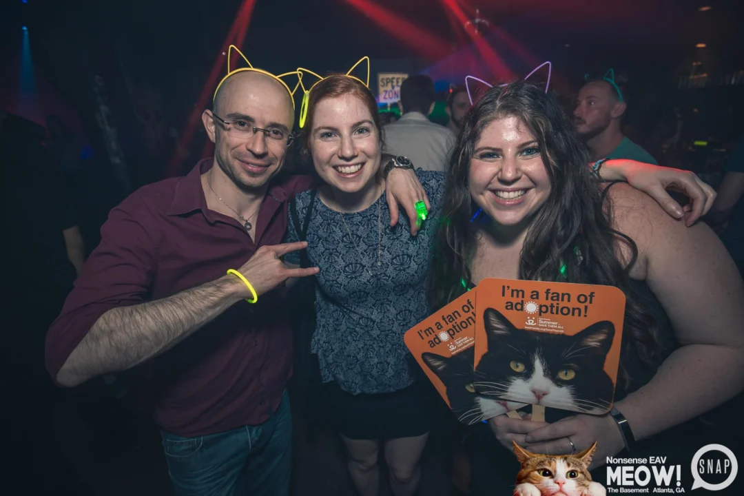 Nonsense EAV: MEOW! June 16 2017! Atlanta's Indie Pop Dance Party at The Basement! 3rd Friday of every month! Kimber is the Dj. Photos by Oh Snap!