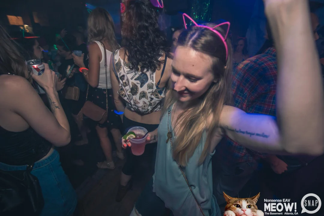 Nonsense EAV: MEOW! June 16 2017! Atlanta's Indie Pop Dance Party at The Basement! 3rd Friday of every month! Kimber is the Dj. Photos by Oh Snap!