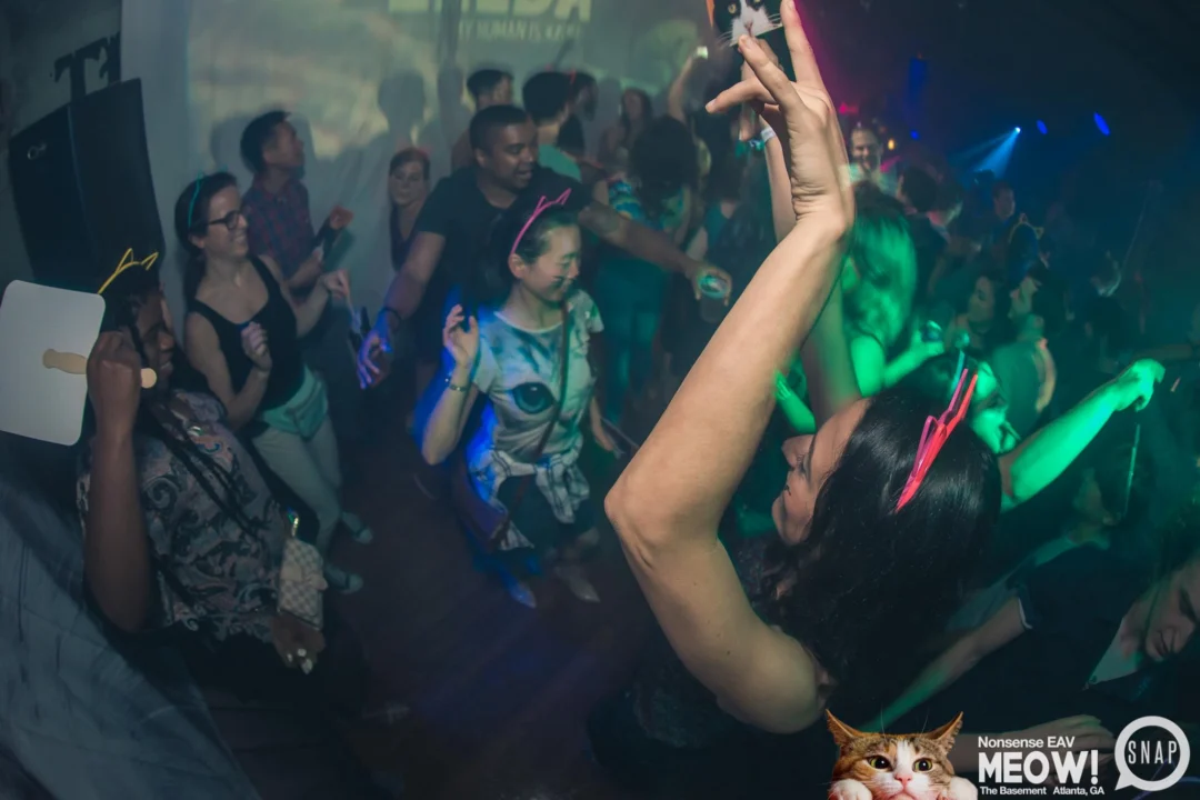 Nonsense EAV: MEOW! June 16 2017! Atlanta's Indie Pop Dance Party at The Basement! 3rd Friday of every month! Kimber is the Dj. Photos by Oh Snap!
