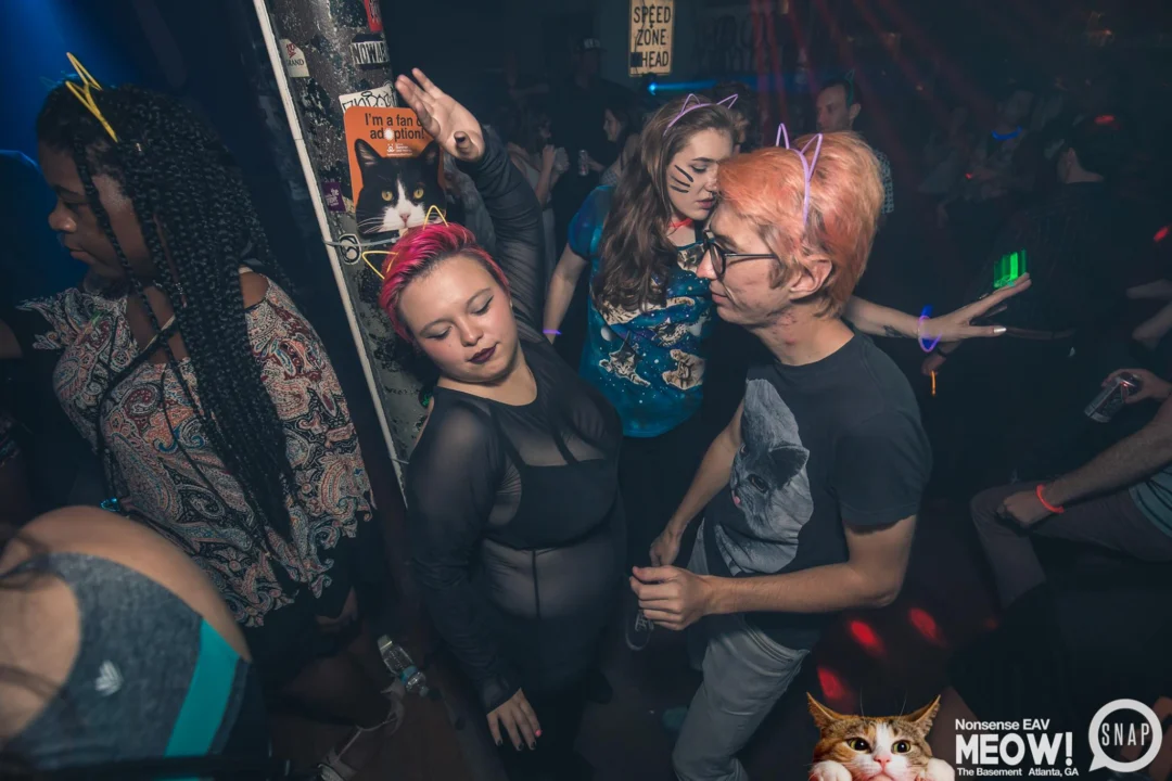 Nonsense EAV: MEOW! June 16 2017! Atlanta's Indie Pop Dance Party at The Basement! 3rd Friday of every month! Kimber is the Dj. Photos by Oh Snap!