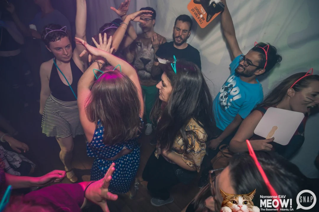Nonsense EAV: MEOW! June 16 2017! Atlanta's Indie Pop Dance Party at The Basement! 3rd Friday of every month! Kimber is the Dj. Photos by Oh Snap!