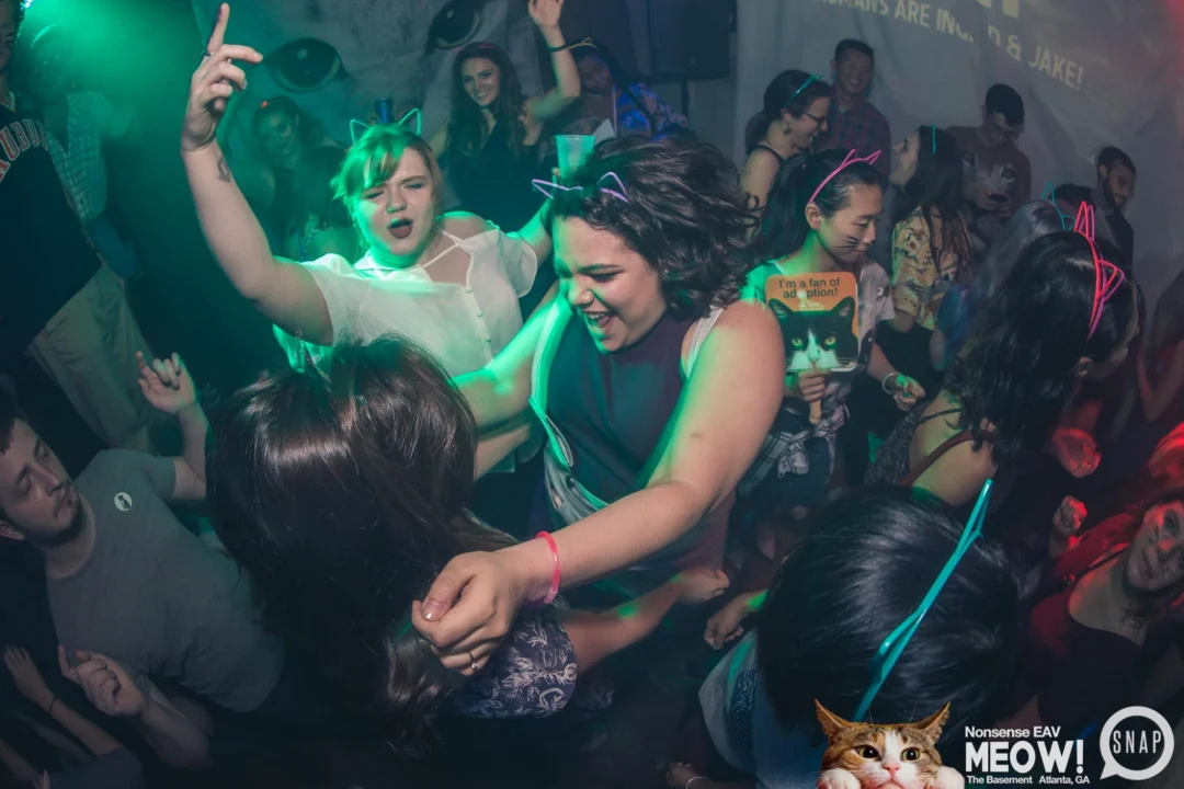 Nonsense EAV: MEOW! June 16 2017! Atlanta's Indie Pop Dance Party at The Basement! 3rd Friday of every month! Kimber is the Dj. Photos by Oh Snap!