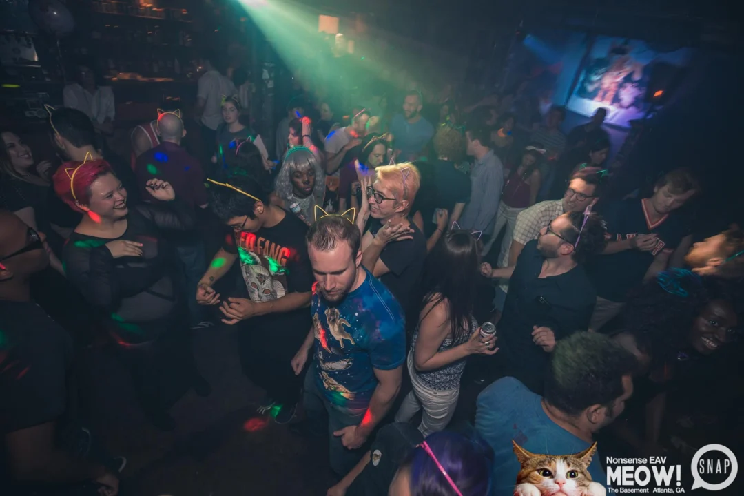 Nonsense EAV: MEOW! June 16 2017! Atlanta's Indie Pop Dance Party at The Basement! 3rd Friday of every month! Kimber is the Dj. Photos by Oh Snap!