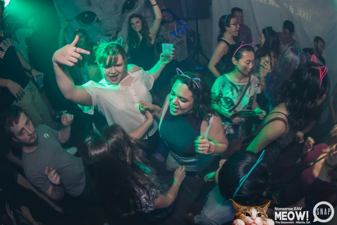 Nonsense EAV: MEOW! June 16 2017! Atlanta's Indie Pop Dance Party at The Basement! 3rd Friday of every month! Kimber is the Dj. Photos by Oh Snap!