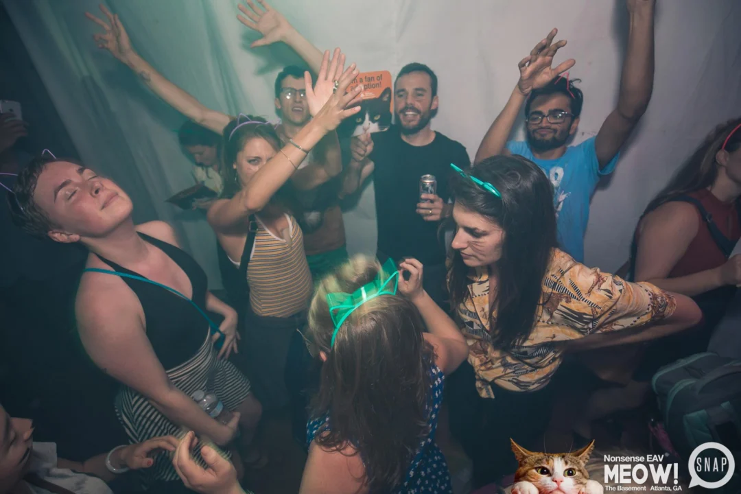 Nonsense EAV: MEOW! June 16 2017! Atlanta's Indie Pop Dance Party at The Basement! 3rd Friday of every month! Kimber is the Dj. Photos by Oh Snap!