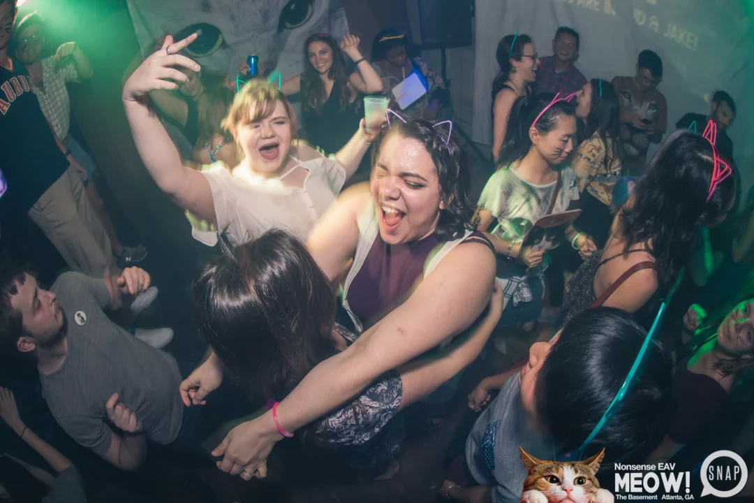 Nonsense EAV: MEOW! June 16 2017! Atlanta's Indie Pop Dance Party at The Basement! 3rd Friday of every month! Kimber is the Dj. Photos by Oh Snap!