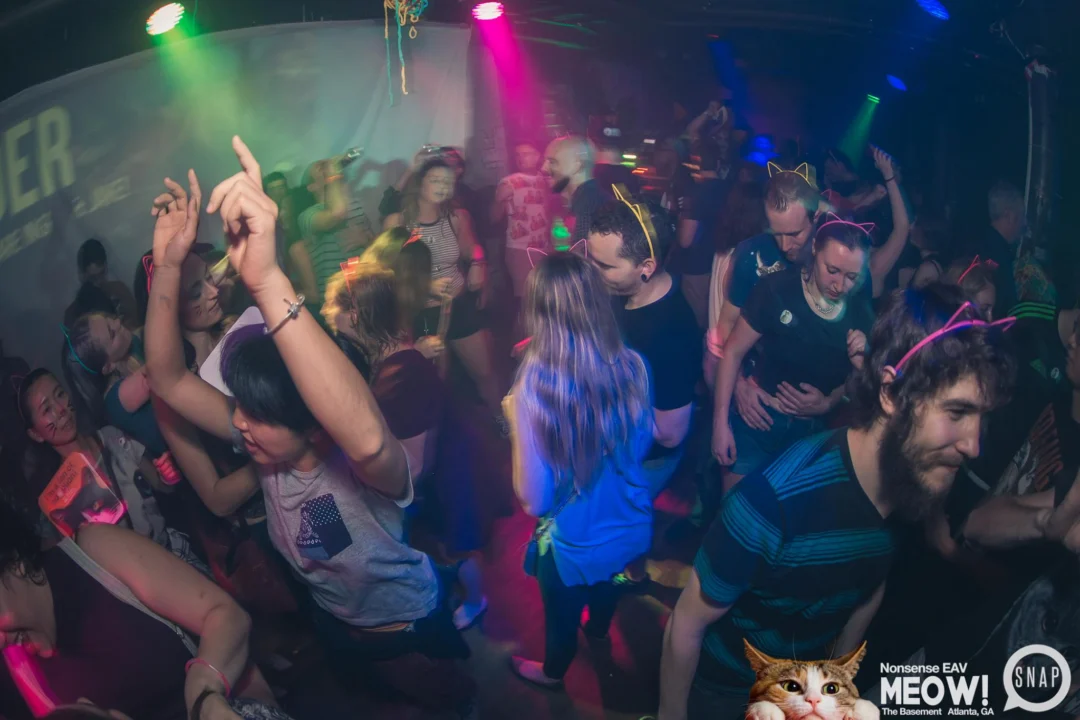 Nonsense EAV: MEOW! June 16 2017! Atlanta's Indie Pop Dance Party at The Basement! 3rd Friday of every month! Kimber is the Dj. Photos by Oh Snap!