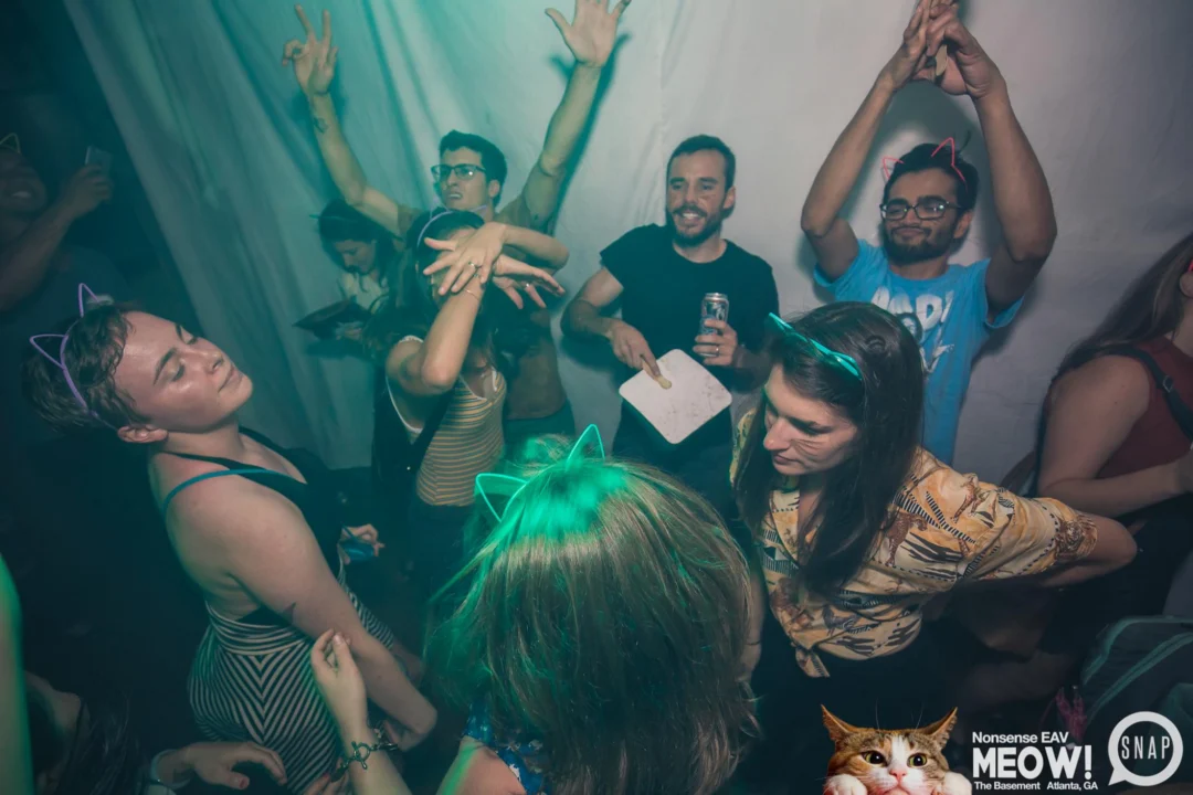 Nonsense EAV: MEOW! June 16 2017! Atlanta's Indie Pop Dance Party at The Basement! 3rd Friday of every month! Kimber is the Dj. Photos by Oh Snap!