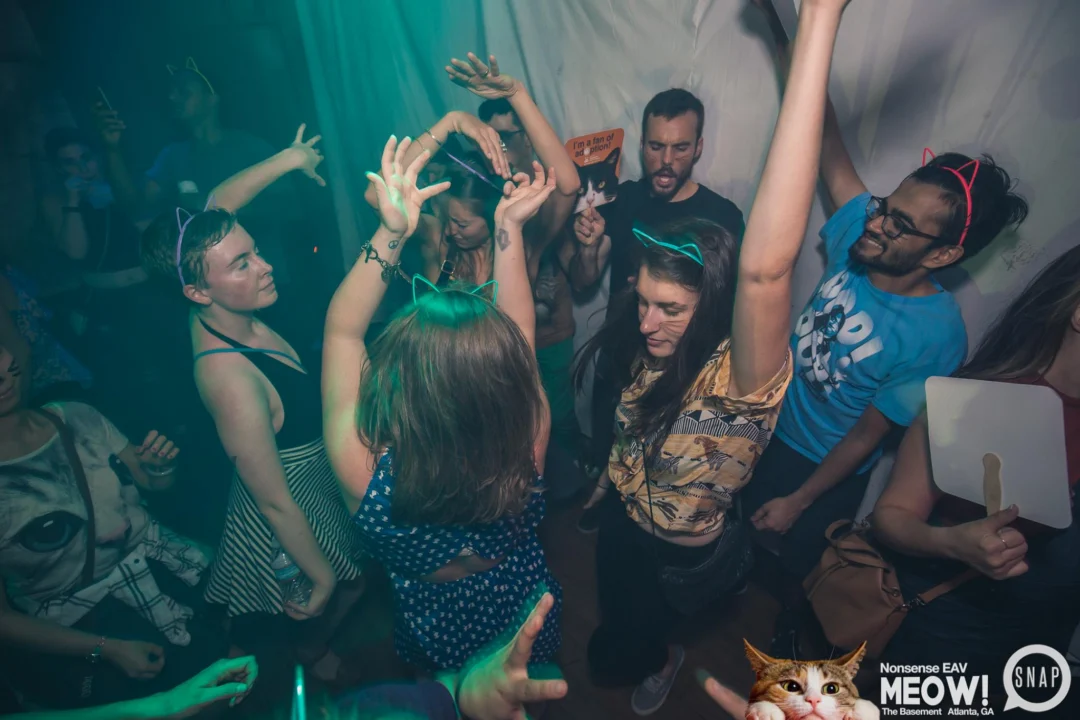 Nonsense EAV: MEOW! June 16 2017! Atlanta's Indie Pop Dance Party at The Basement! 3rd Friday of every month! Kimber is the Dj. Photos by Oh Snap!