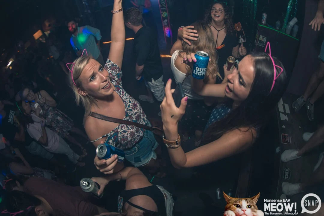 Nonsense EAV: MEOW! June 16 2017! Atlanta's Indie Pop Dance Party at The Basement! 3rd Friday of every month! Kimber is the Dj. Photos by Oh Snap!