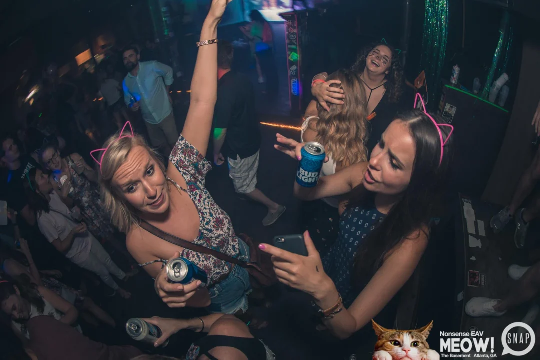 Nonsense EAV: MEOW! June 16 2017! Atlanta's Indie Pop Dance Party at The Basement! 3rd Friday of every month! Kimber is the Dj. Photos by Oh Snap!