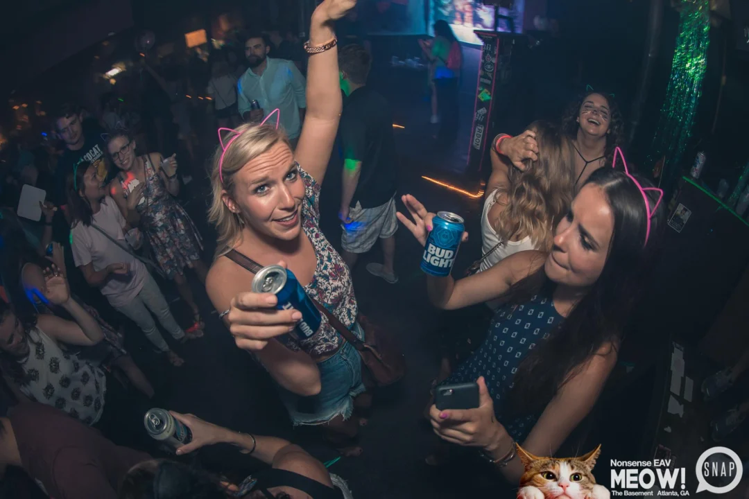 Nonsense EAV: MEOW! June 16 2017! Atlanta's Indie Pop Dance Party at The Basement! 3rd Friday of every month! Kimber is the Dj. Photos by Oh Snap!