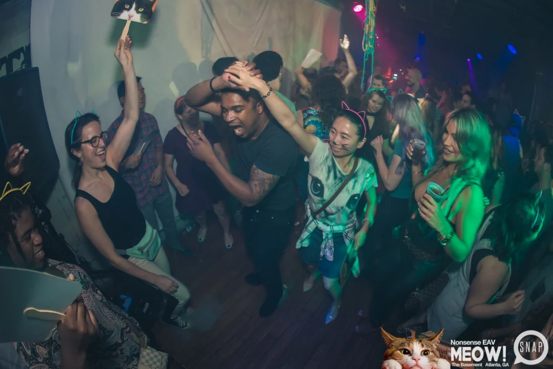Nonsense EAV: MEOW! June 16 2017! Atlanta's Indie Pop Dance Party at The Basement! 3rd Friday of every month! Kimber is the Dj. Photos by Oh Snap!