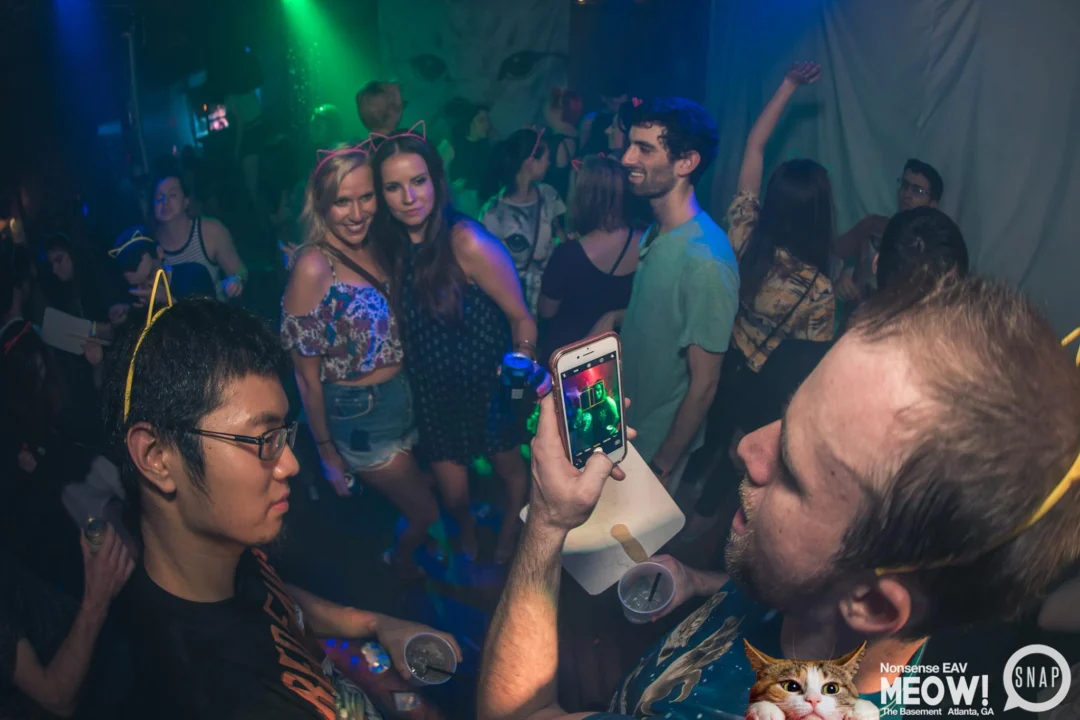 Nonsense EAV: MEOW! June 16 2017! Atlanta's Indie Pop Dance Party at The Basement! 3rd Friday of every month! Kimber is the Dj. Photos by Oh Snap!