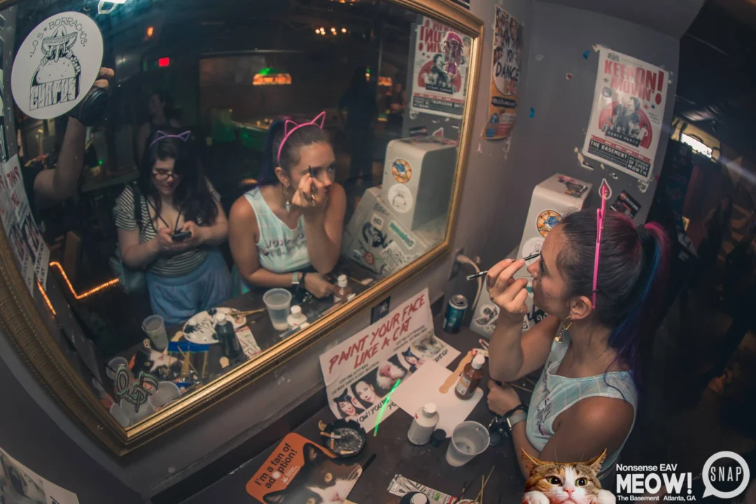 Nonsense EAV: MEOW! June 16 2017! Atlanta's Indie Pop Dance Party at The Basement! 3rd Friday of every month! Kimber is the Dj. Photos by Oh Snap!