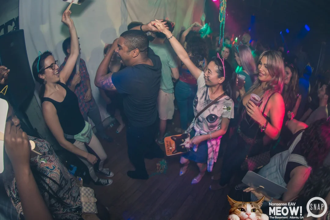 Nonsense EAV: MEOW! June 16 2017! Atlanta's Indie Pop Dance Party at The Basement! 3rd Friday of every month! Kimber is the Dj. Photos by Oh Snap!