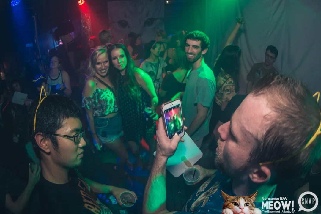 Nonsense EAV: MEOW! June 16 2017! Atlanta's Indie Pop Dance Party at The Basement! 3rd Friday of every month! Kimber is the Dj. Photos by Oh Snap!