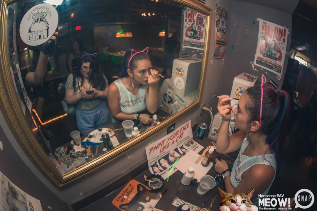 Nonsense EAV: MEOW! June 16 2017! Atlanta's Indie Pop Dance Party at The Basement! 3rd Friday of every month! Kimber is the Dj. Photos by Oh Snap!