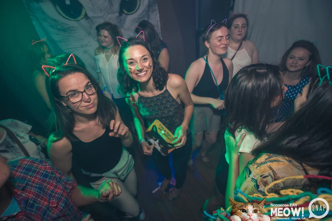 Nonsense EAV: MEOW! June 16 2017! Atlanta's Indie Pop Dance Party at The Basement! 3rd Friday of every month! Kimber is the Dj. Photos by Oh Snap!