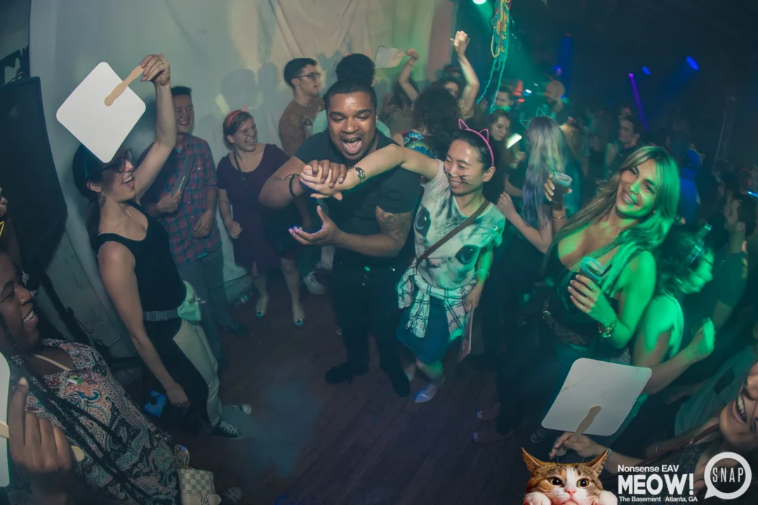 Nonsense EAV: MEOW! June 16 2017! Atlanta's Indie Pop Dance Party at The Basement! 3rd Friday of every month! Kimber is the Dj. Photos by Oh Snap!