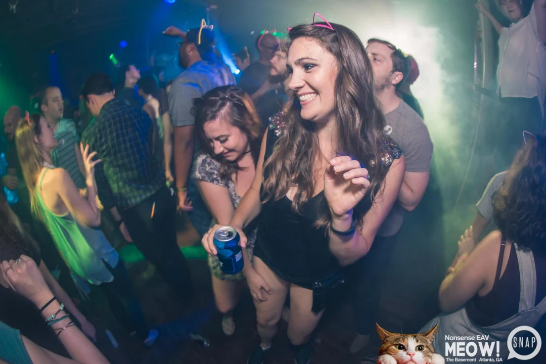Nonsense EAV: MEOW! June 16 2017! Atlanta's Indie Pop Dance Party at The Basement! 3rd Friday of every month! Kimber is the Dj. Photos by Oh Snap!