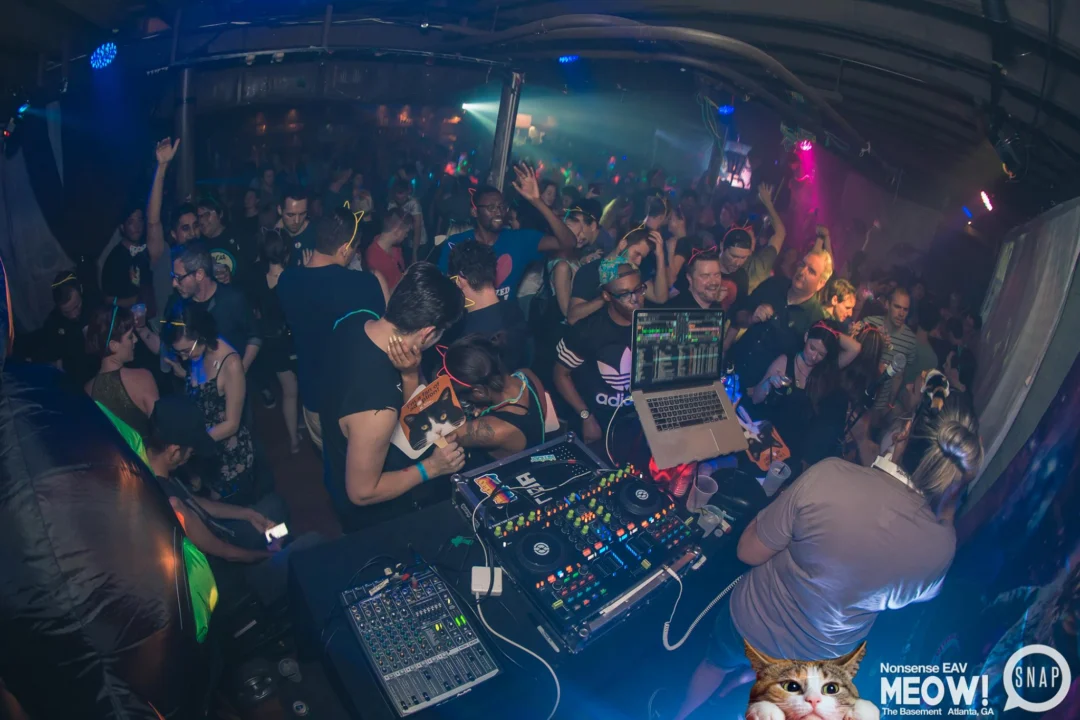Nonsense EAV: MEOW! June 16 2017! Atlanta's Indie Pop Dance Party at The Basement! 3rd Friday of every month! Kimber is the Dj. Photos by Oh Snap!
