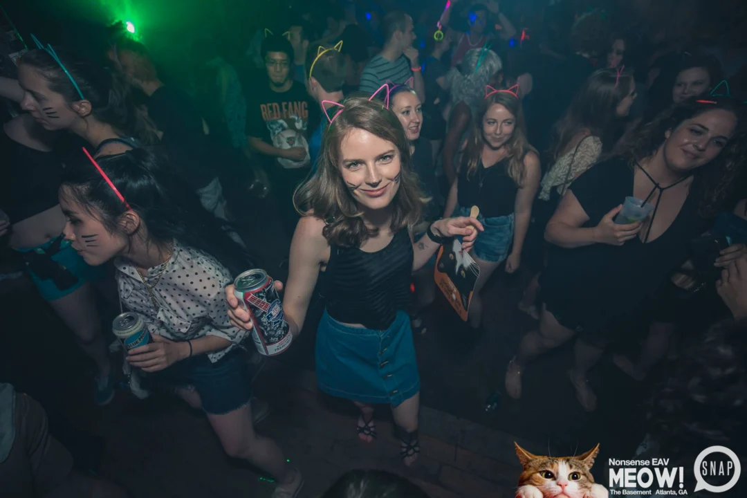 Nonsense EAV: MEOW! June 16 2017! Atlanta's Indie Pop Dance Party at The Basement! 3rd Friday of every month! Kimber is the Dj. Photos by Oh Snap!