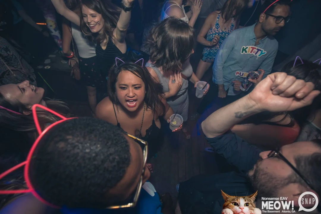 Nonsense EAV: MEOW! June 16 2017! Atlanta's Indie Pop Dance Party at The Basement! 3rd Friday of every month! Kimber is the Dj. Photos by Oh Snap!