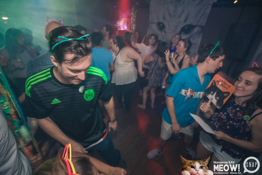 Nonsense EAV: MEOW! June 16 2017! Atlanta's Indie Pop Dance Party at The Basement! 3rd Friday of every month! Kimber is the Dj. Photos by Oh Snap!