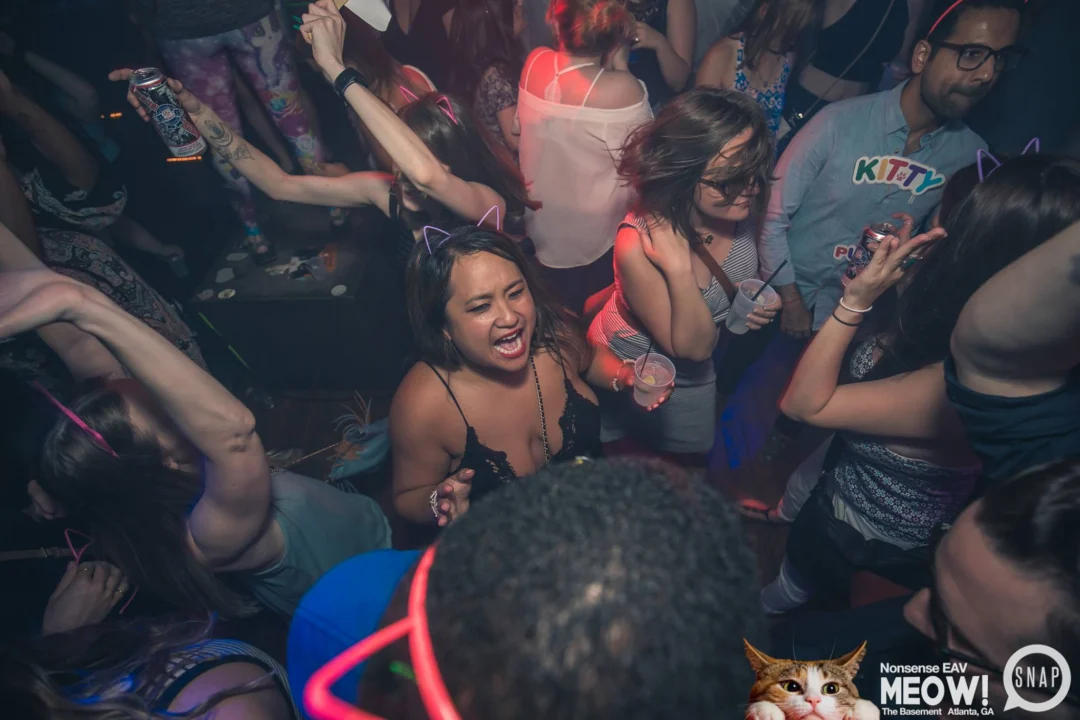 Nonsense EAV: MEOW! June 16 2017! Atlanta's Indie Pop Dance Party at The Basement! 3rd Friday of every month! Kimber is the Dj. Photos by Oh Snap!