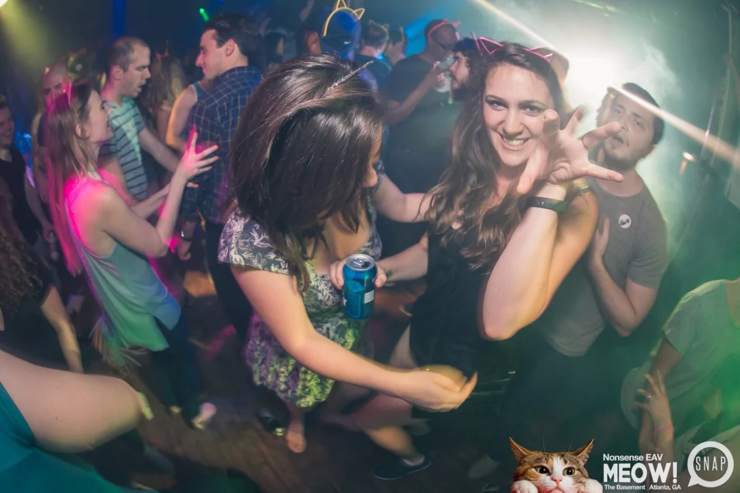 Nonsense EAV: MEOW! June 16 2017! Atlanta's Indie Pop Dance Party at The Basement! 3rd Friday of every month! Kimber is the Dj. Photos by Oh Snap!