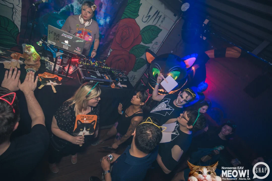 Nonsense EAV: MEOW! June 16 2017! Atlanta's Indie Pop Dance Party at The Basement! 3rd Friday of every month! Kimber is the Dj. Photos by Oh Snap!