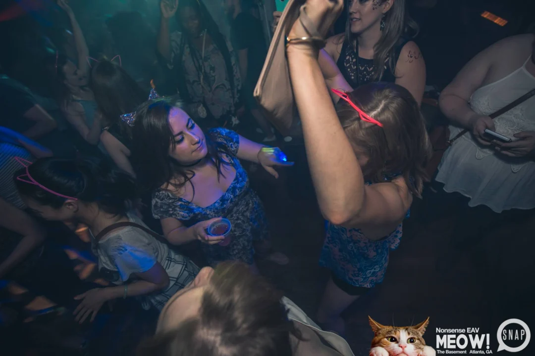 Nonsense EAV: MEOW! June 16 2017! Atlanta's Indie Pop Dance Party at The Basement! 3rd Friday of every month! Kimber is the Dj. Photos by Oh Snap!