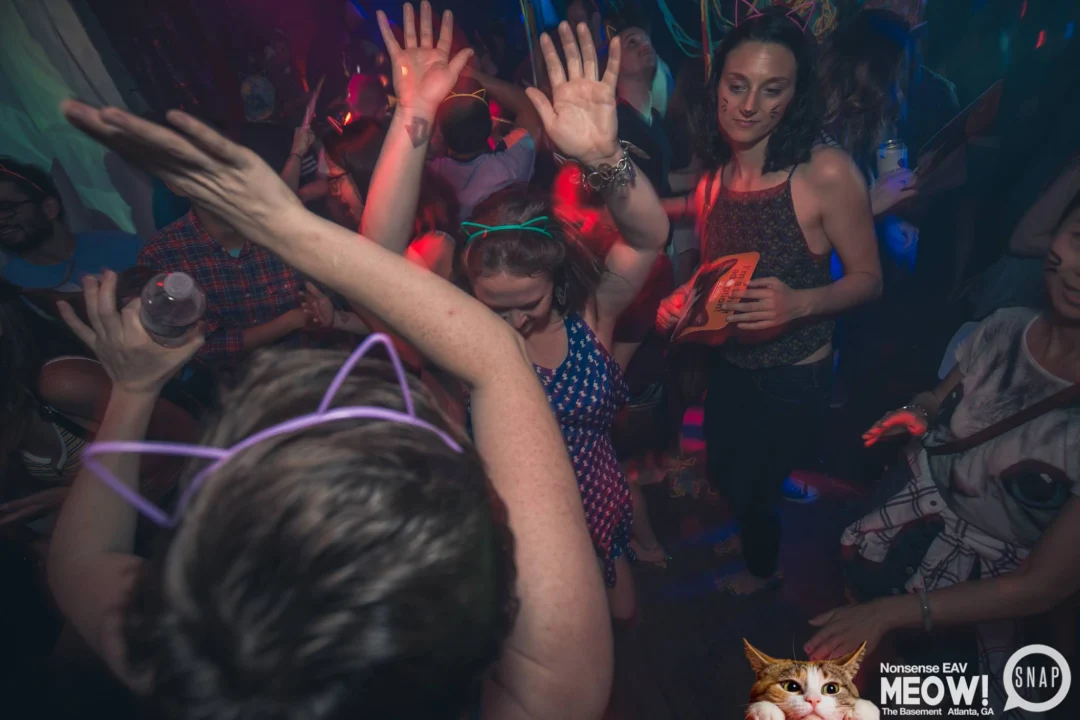 Nonsense EAV: MEOW! June 16 2017! Atlanta's Indie Pop Dance Party at The Basement! 3rd Friday of every month! Kimber is the Dj. Photos by Oh Snap!