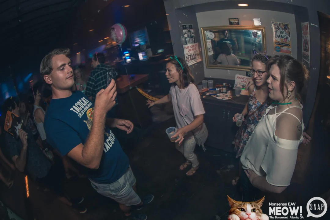 Nonsense EAV: MEOW! June 16 2017! Atlanta's Indie Pop Dance Party at The Basement! 3rd Friday of every month! Kimber is the Dj. Photos by Oh Snap!
