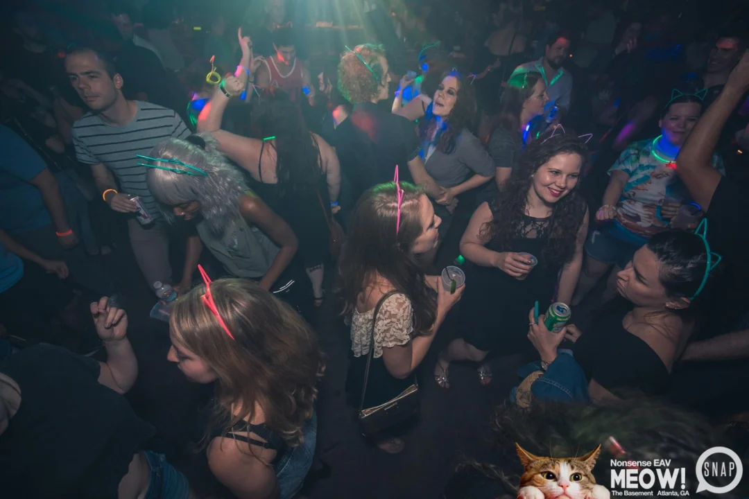 Nonsense EAV: MEOW! June 16 2017! Atlanta's Indie Pop Dance Party at The Basement! 3rd Friday of every month! Kimber is the Dj. Photos by Oh Snap!