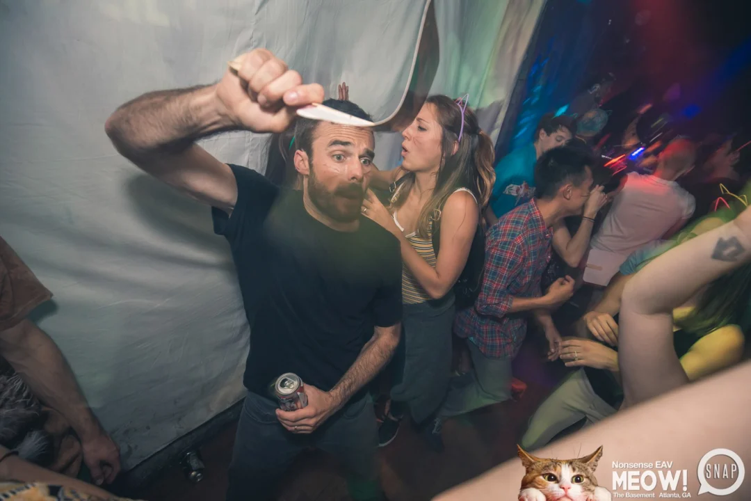 Nonsense EAV: MEOW! June 16 2017! Atlanta's Indie Pop Dance Party at The Basement! 3rd Friday of every month! Kimber is the Dj. Photos by Oh Snap!