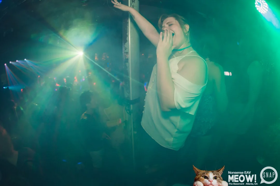 Nonsense EAV: MEOW! June 16 2017! Atlanta's Indie Pop Dance Party at The Basement! 3rd Friday of every month! Kimber is the Dj. Photos by Oh Snap!