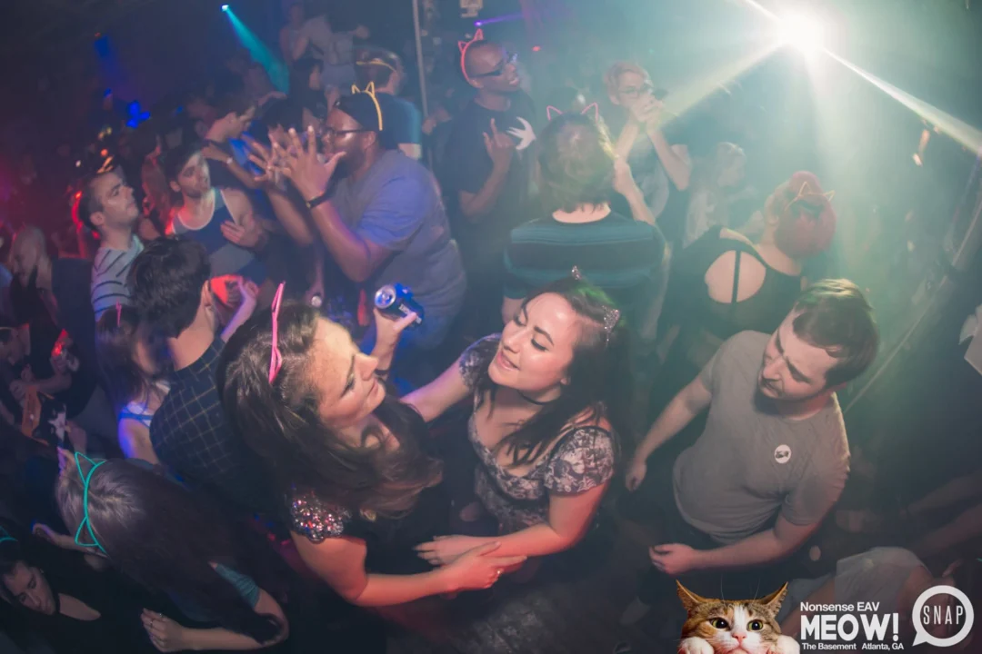 Nonsense EAV: MEOW! June 16 2017! Atlanta's Indie Pop Dance Party at The Basement! 3rd Friday of every month! Kimber is the Dj. Photos by Oh Snap!