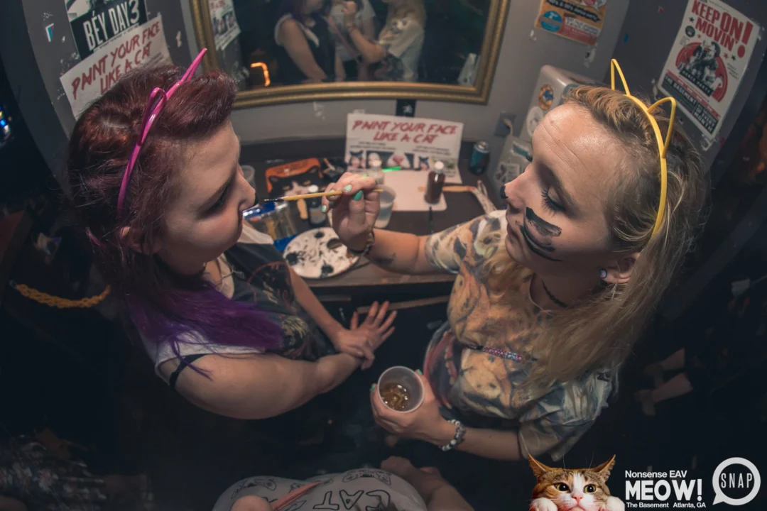 Nonsense EAV: MEOW! June 16 2017! Atlanta's Indie Pop Dance Party at The Basement! 3rd Friday of every month! Kimber is the Dj. Photos by Oh Snap!