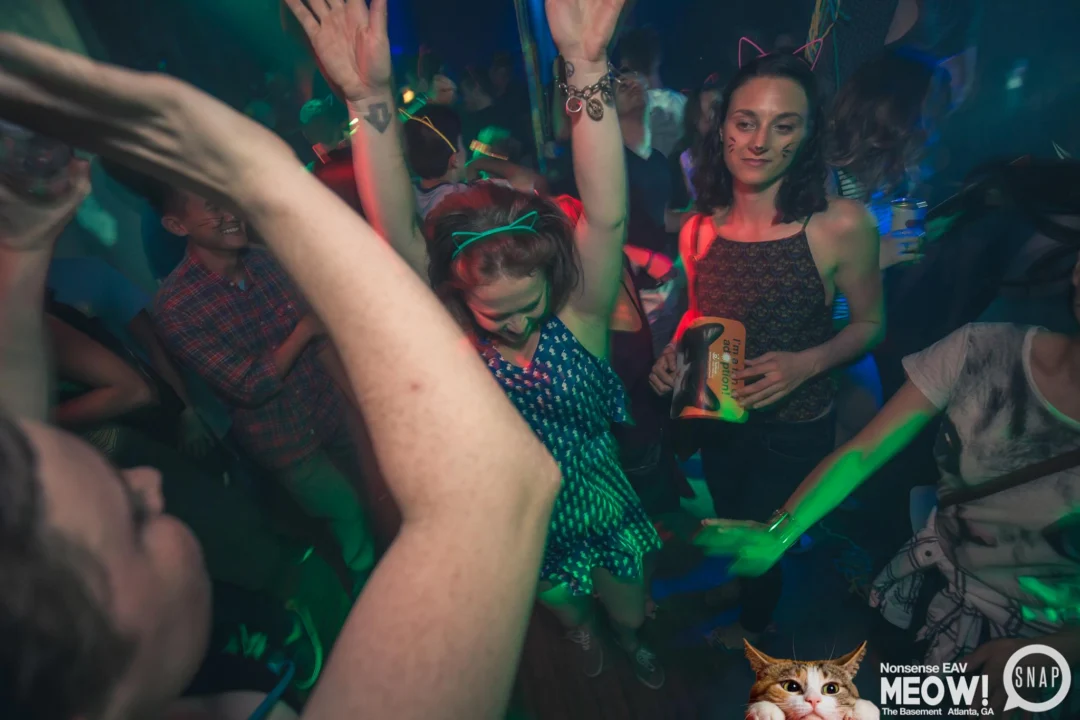 Nonsense EAV: MEOW! June 16 2017! Atlanta's Indie Pop Dance Party at The Basement! 3rd Friday of every month! Kimber is the Dj. Photos by Oh Snap!