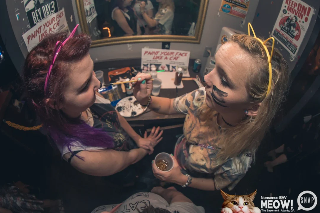 Nonsense EAV: MEOW! June 16 2017! Atlanta's Indie Pop Dance Party at The Basement! 3rd Friday of every month! Kimber is the Dj. Photos by Oh Snap!