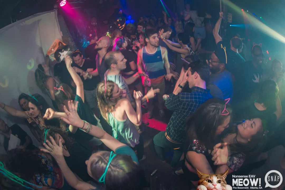 Nonsense EAV: MEOW! June 16 2017! Atlanta's Indie Pop Dance Party at The Basement! 3rd Friday of every month! Kimber is the Dj. Photos by Oh Snap!