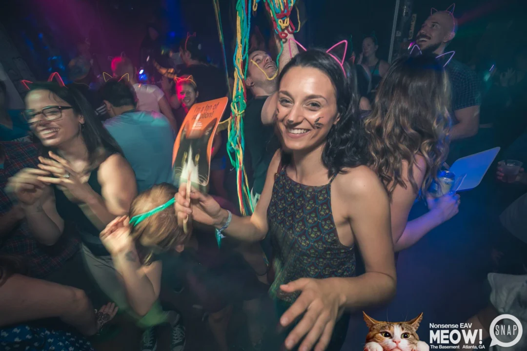 Nonsense EAV: MEOW! June 16 2017! Atlanta's Indie Pop Dance Party at The Basement! 3rd Friday of every month! Kimber is the Dj. Photos by Oh Snap!