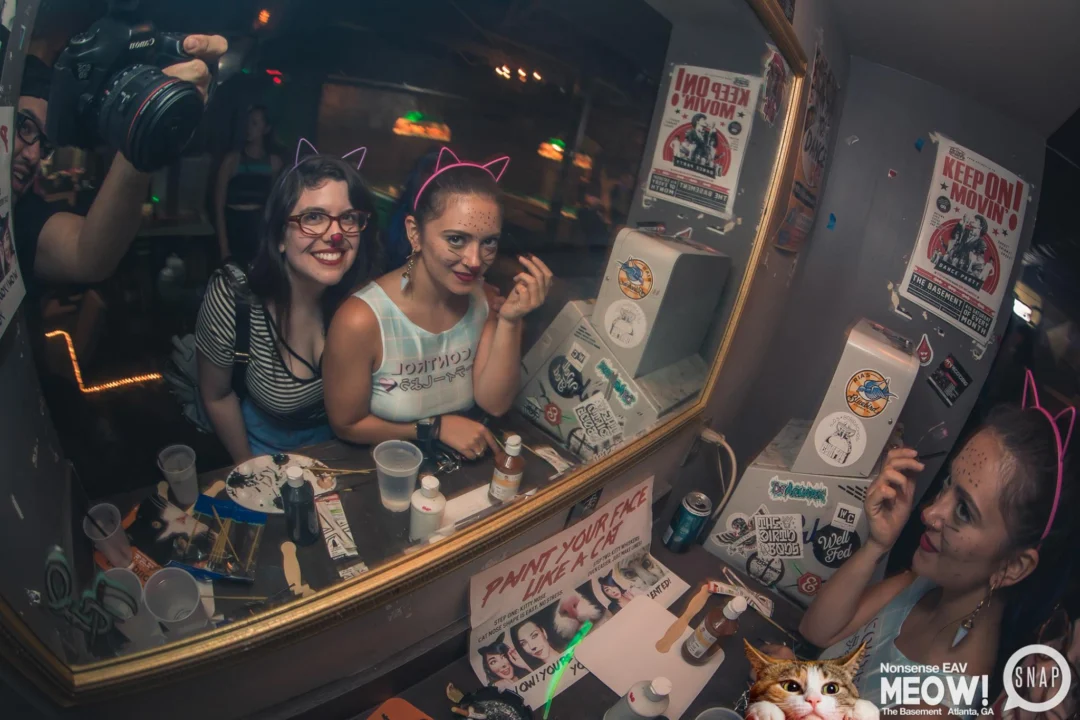 Nonsense EAV: MEOW! June 16 2017! Atlanta's Indie Pop Dance Party at The Basement! 3rd Friday of every month! Kimber is the Dj. Photos by Oh Snap!