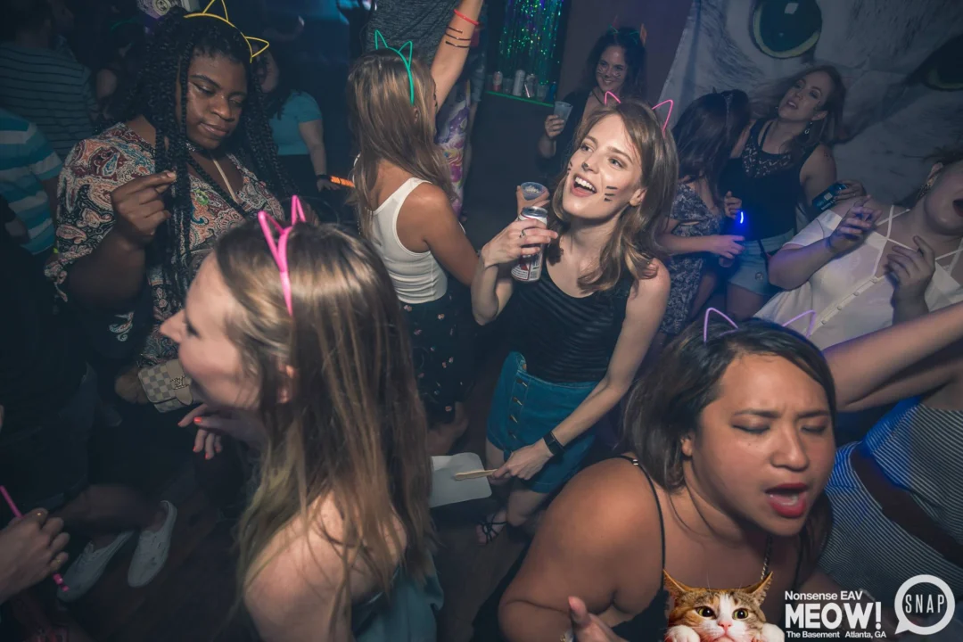 Nonsense EAV: MEOW! June 16 2017! Atlanta's Indie Pop Dance Party at The Basement! 3rd Friday of every month! Kimber is the Dj. Photos by Oh Snap!